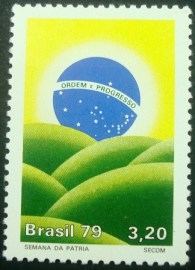 Selo postal comemorativo do Brasil de 1979 - C 1103 N