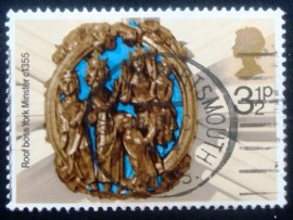 Selo postal do Reino Unido de 1974 Adoration of the Magi