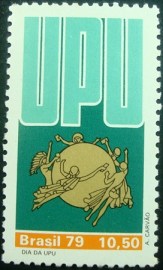 Selo postal do Brasil de 1979 UPU  M
