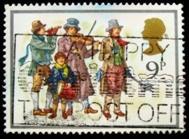Selo postal do Reino Unido de 1978 The Waits