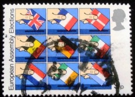 Selo postal do Reino Unido de 1979 European Assembly Elections