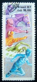 Selo postal COMEMORATIVO do Brasil de 1986 - C 1548 U