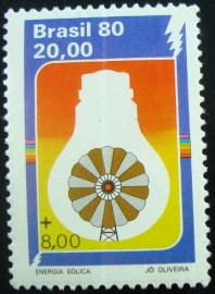 Selo postal COMEMORATIVO do Brasil de 1980 - C 1133 N