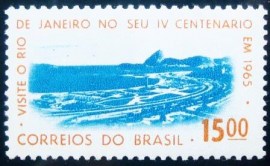 Selo postal do Brasil de 1964 Flamengo - C 515 N