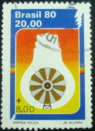 Selo postal COMEMORATIVO do Brasil de 1980 - C 1133 U
