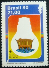 Selo postal COMEMORATIVO do Brasil de 1980 - C 1134 m