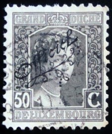 Selo postal de Luxemburgo de 1915 Grand Duchess Marie-Adelaide