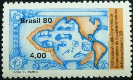 Selo postal COMEMORATIVO do Brasil de 1980 - C 1136 M
