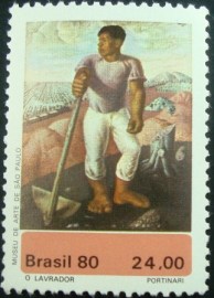 Selo postal COMEMORATIVO do Brasil de 1980 - C 1142 m