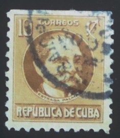 Selo postal de Cuba de 1926 Tomás Estrada Palma