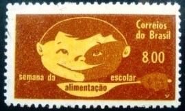 Selo Comemorativo do Brasil de 1964 - C 509 U
