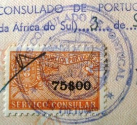 Selo consular de Portugal  de 1949