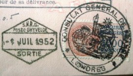Selo consular da França de 1952