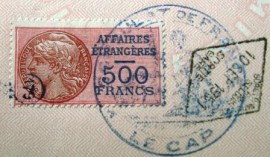 Selo consular da França de 1951