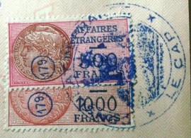 Selos consulares da França de 1957