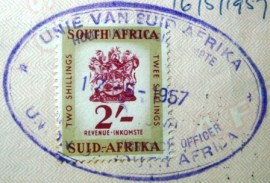 Selo consular da África do Sul de 1957
