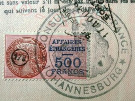 Selos consulares da França de 1951
