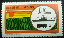 Selo postal COMEMORATIVO do Brasil de 1981 - C 1185 M