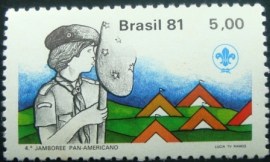 Selo postal COMEMORATIVO do Brasil de 1981 - C 1186 M