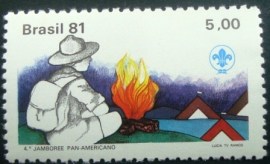 Selo postal COMEMORATIVO do Brasil de 1981 - C 1187 M