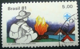 Selo postal COMEMORATIVO do Brasil de 1981 - C 1187 U