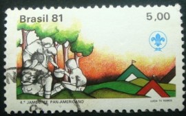 Selo postal COMEMORATIVO do Brasil de 1981 - C 1188 U