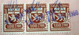 Selos consulares da Alemanha de 1960