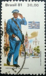 Selo postal COMEMORATIVO do Brasil de 1981 - C 1189 U