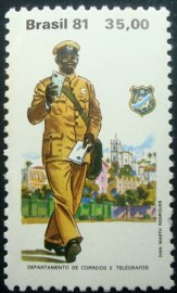 Selo postal COMEMORATIVO do Brasil de 1981 - C 1190 N