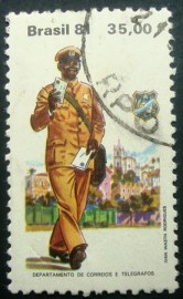 Selo postal COMEMORATIVO do Brasil de 1981 - C 1190 U
