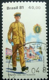 Selo postal COMEMORATIVO do Brasil de 1981 - C 1191 U