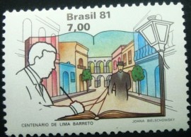 Selo postal COMEMORATIVO do Brasil de 1981 - C 1193 M