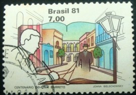 Selo postal COMEMORATIVO do Brasil de 1981 - C 1193 M1D