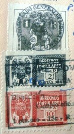 Página de passaporte da Espanha de 1962