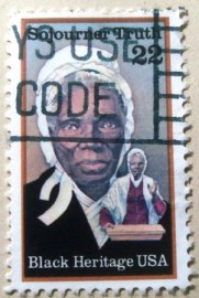 Selo postal dos Estados Unidos de 1986 Sojourner Truth