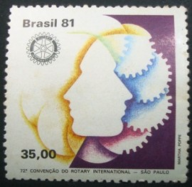 Selo postal COMEMORATIVO do Brasil de 1981 - C 1202 M