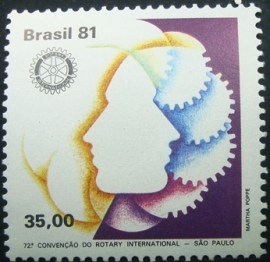 Selo postal COMEMORATIVO do Brasil de 1981 - C 1202 N