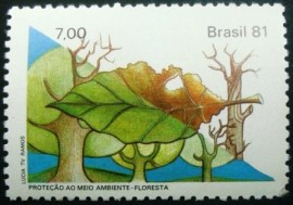 Selo postal COMEMORATIVO do Brasil de 1981 - C 1204 M