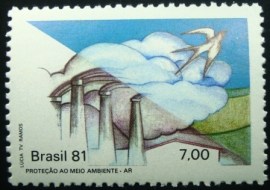 Selo postal COMEMORATIVO do Brasil de 1981 - C 1205 N