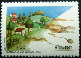 Selo postal COMEMORATIVO do Brasil de 1981 - C 1206 N