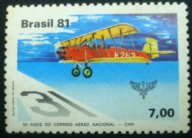 Selo postal COMEMORATIVO do Brasil de 1981 - C 1207 N