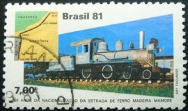 Selo postal COMEMORATIVO do Brasil de 1981 - C 1208 U