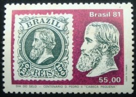 Selo postal COMEMORATIVO do Brasil de 1981 - C 1211 M