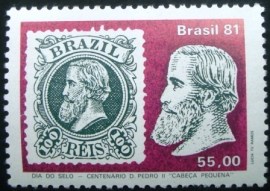 Selo postal COMEMORATIVO do Brasil de 1981 - C 1211 N