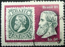Selo postal COMEMORATIVO do Brasil de 1981 - C 1211 U