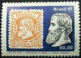 Selo postal COMEMORATIVO do Brasil de 1981 - C 1212 M