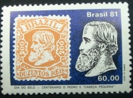 Selo postal COMEMORATIVO do Brasil de 1981 - C 1212 N