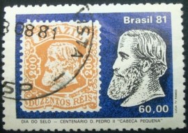 Selo postal COMEMORATIVO do Brasil de 1981 - C 1212 U