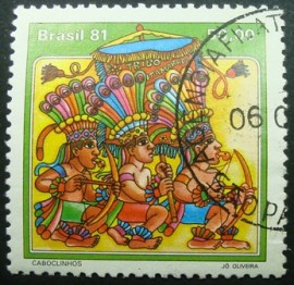 Selo postal COMEMORATIVO do Brasil de 1981 - C 1214 NCC