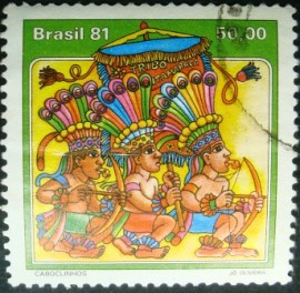 Selo postal COMEMORATIVO do Brasil de 1981 - C 1214 U